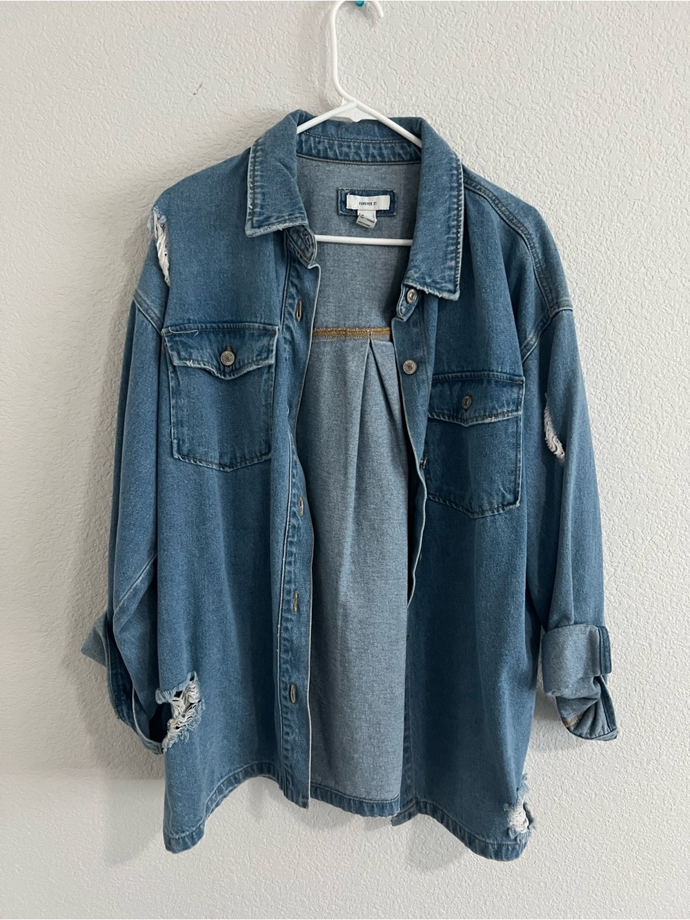 Forever 21 Light Blue Denim Jacket